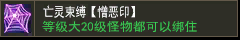 亡灵束缚【憎恶印】